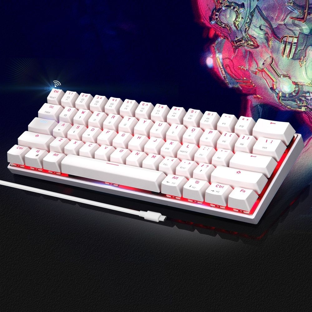 Buy MOTOSPEED CK62 Wired Bluetooth Dual Mode Mechanical Keyboard With