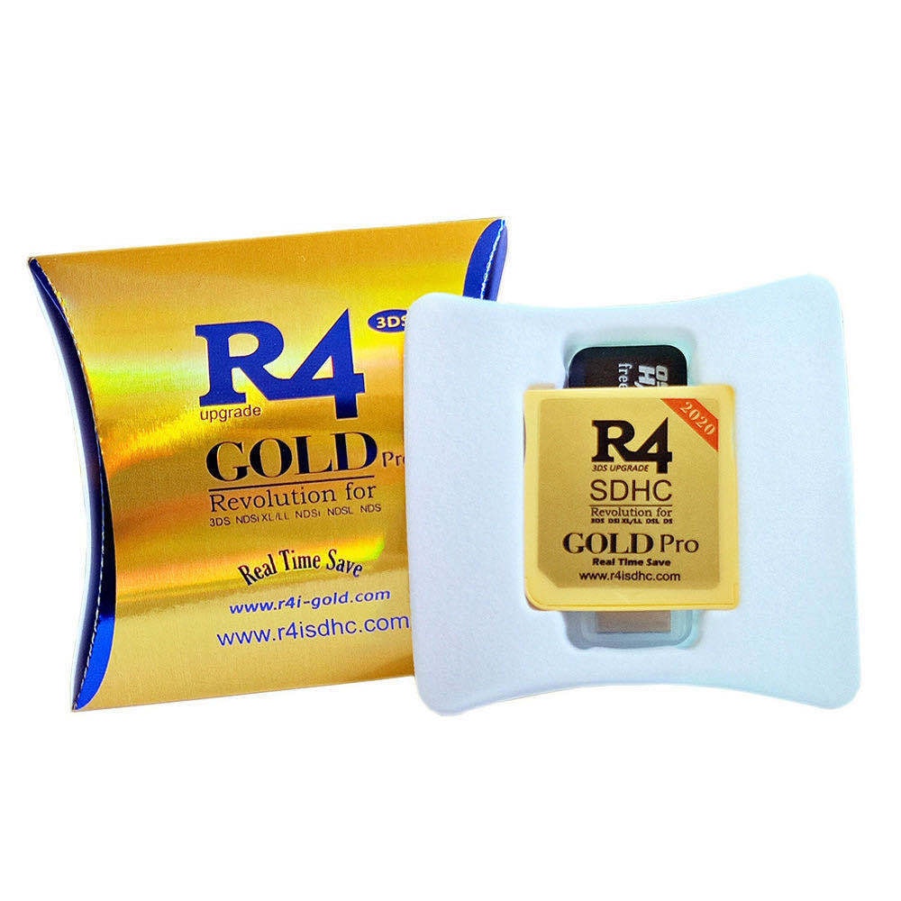 Buy R4 Gold Pro Sdhc For Ds 3ds 2ds Dsi Revolution Cartridge With Usb Adapter Cheap G2a Com