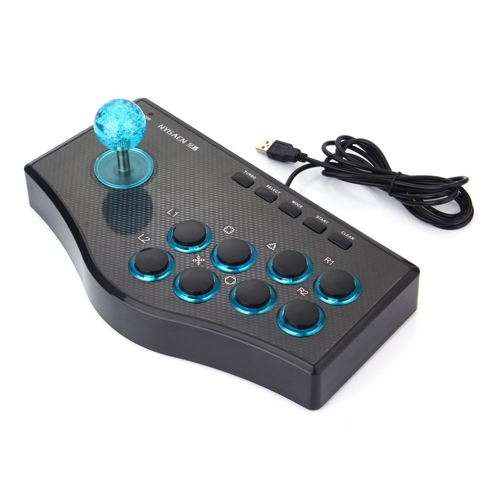 3 in 1 Arcade Fight Joystick Stick for Computer PC and PS3 USB Wired Game Controller - 4