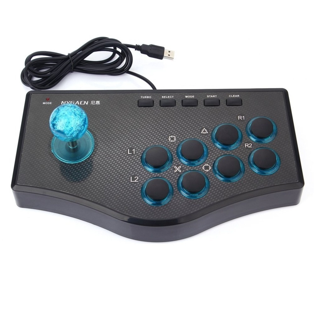 3 in 1 Arcade Fight Joystick Stick for Computer PC and PS3 USB Wired Game Controller - 2