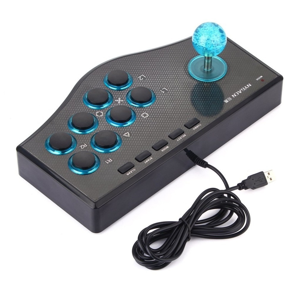 3 in 1 Arcade Fight Joystick Stick for Computer PC and PS3 USB Wired Game Controller - 5