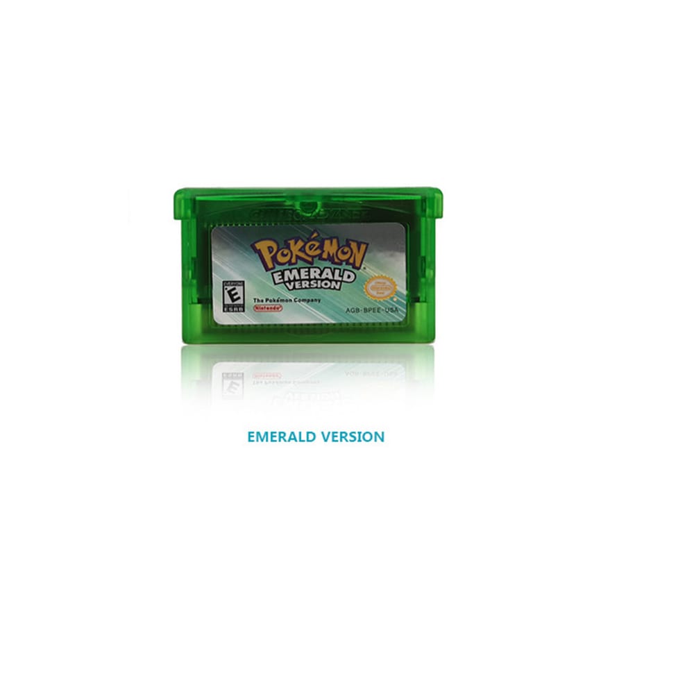 Buy Bit Video Game Cartridge Console Card For Pokemon Gba Emerald With Shiny Label Gamin