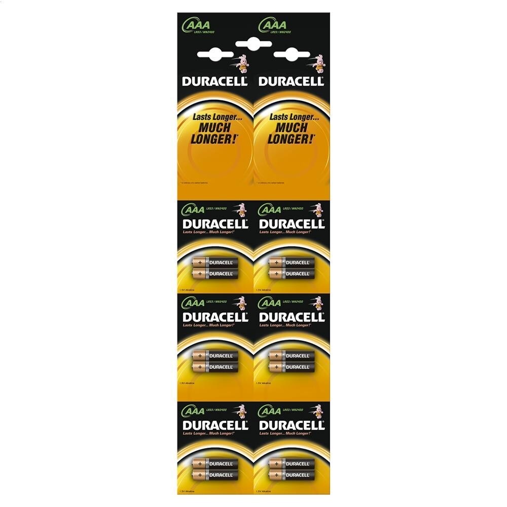 Baterie alkaliczne DURACELL BASIC LR03/AAA 6x2 - 1