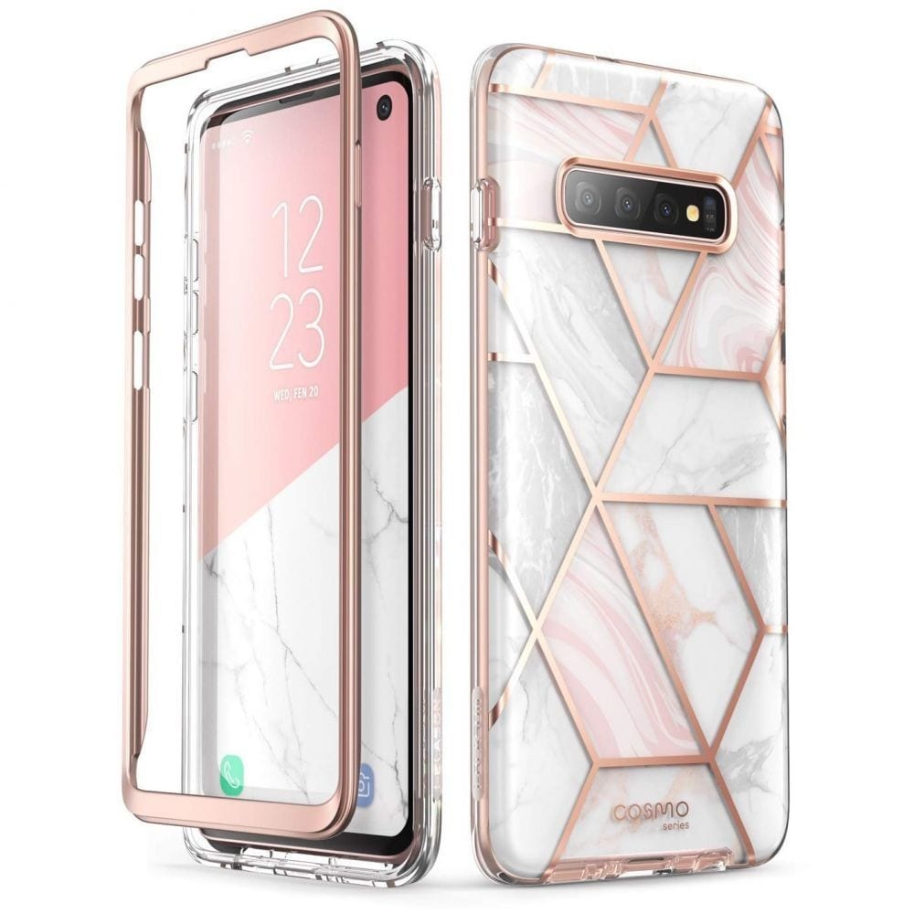 Etui Supcase Cosmo Galaxy S10 Marble - 1