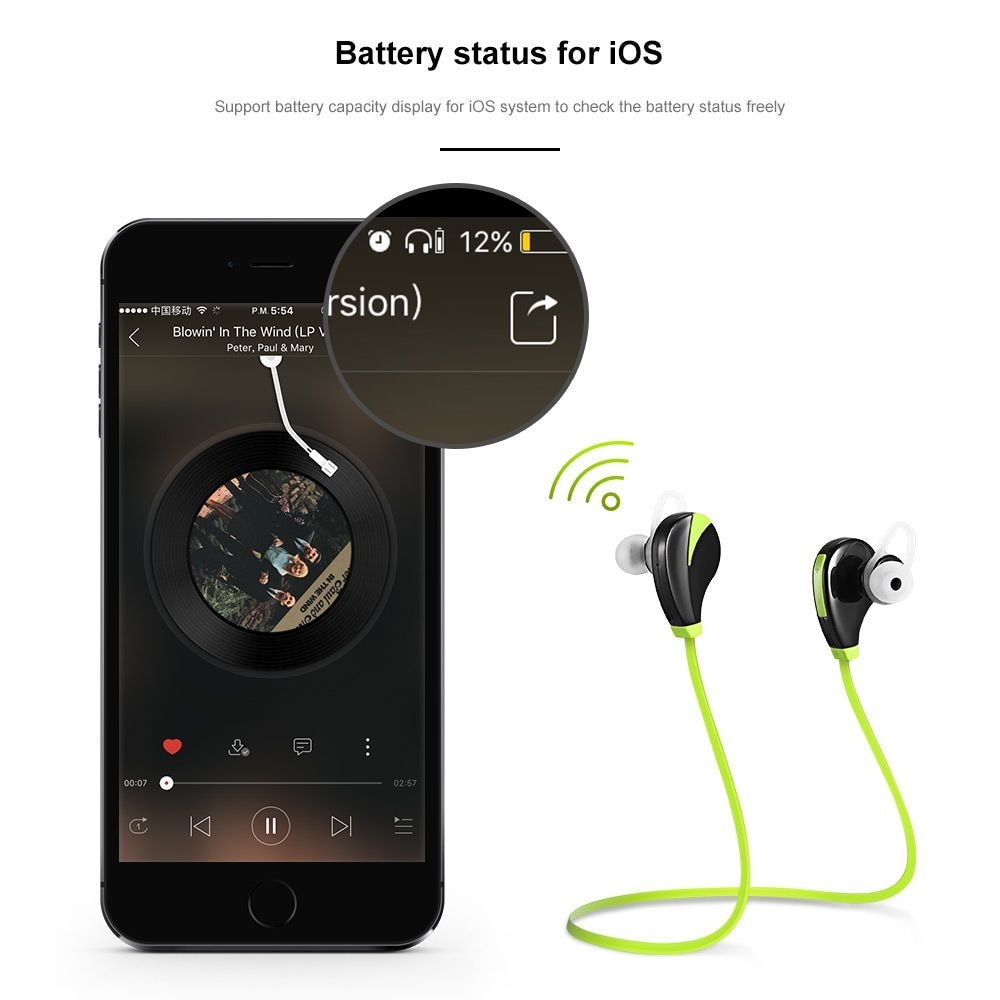 G6 Wireless Bluetooth 4.0 Earphone Headphone for Sports - 4