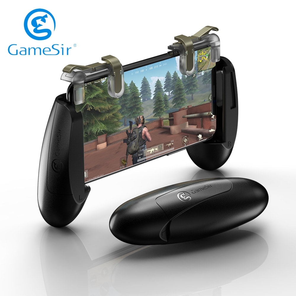 GameSir F2 Mobile Gaming Controller with Shooting Trigger Buttons for iOS and Android Black - 1