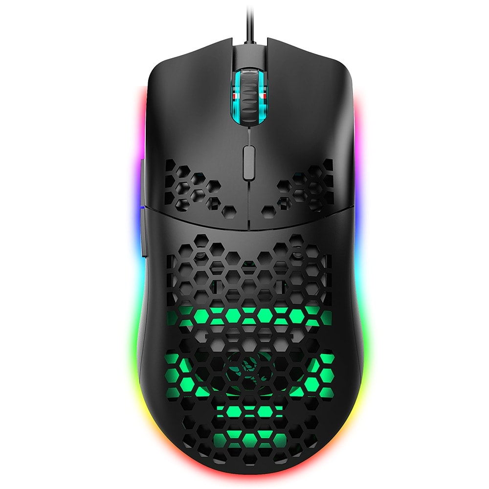 Buy Hxsj J900 Usb Wired Gaming Mouse Rgb Gamer With 6 Adjustable Dpi Honeycomb Hollow Ergonomic Design Cheap G2a Com