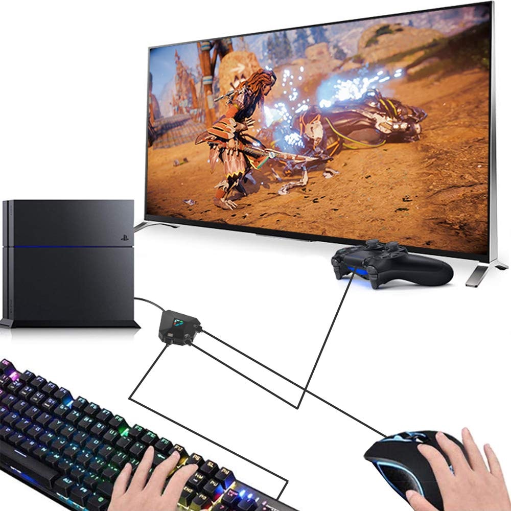 Keyboard and Mouse Adapter Converter for PS4 PS3 Xbox One Xbox 360 Nintendo Switch Type C Support Custom Mapping & Reset Gaming - 6