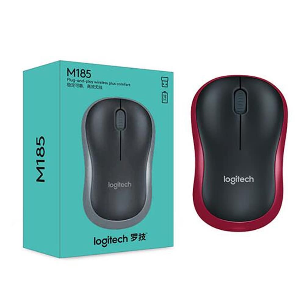 Egoism Thanksgiving Taxation Buy Logitech M185 2.4G Wireless Mouse With USB Nano Receiver Red - Cheap -  G2A.COM!