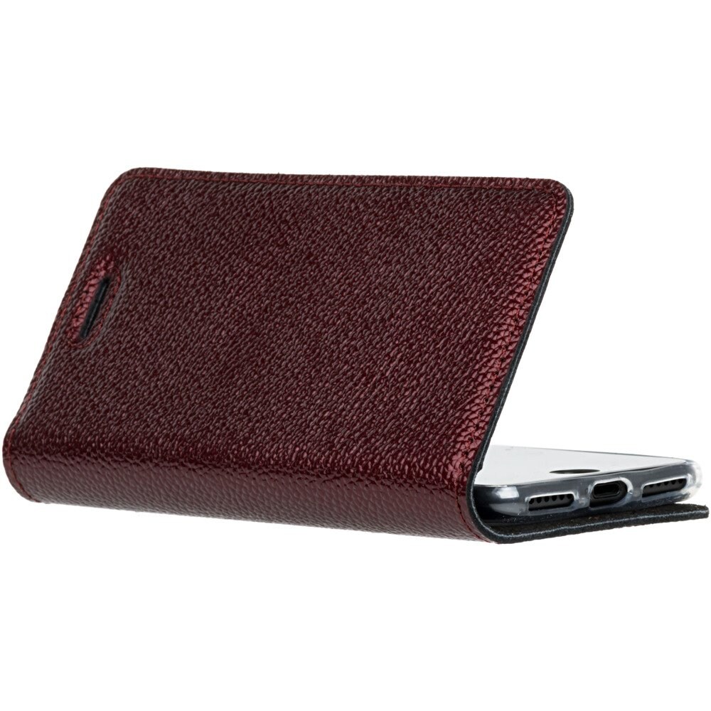 Oppo Reno 4 Pro 5G- Surazo® Phone Case Genuine Leather- Ferro Red - 5