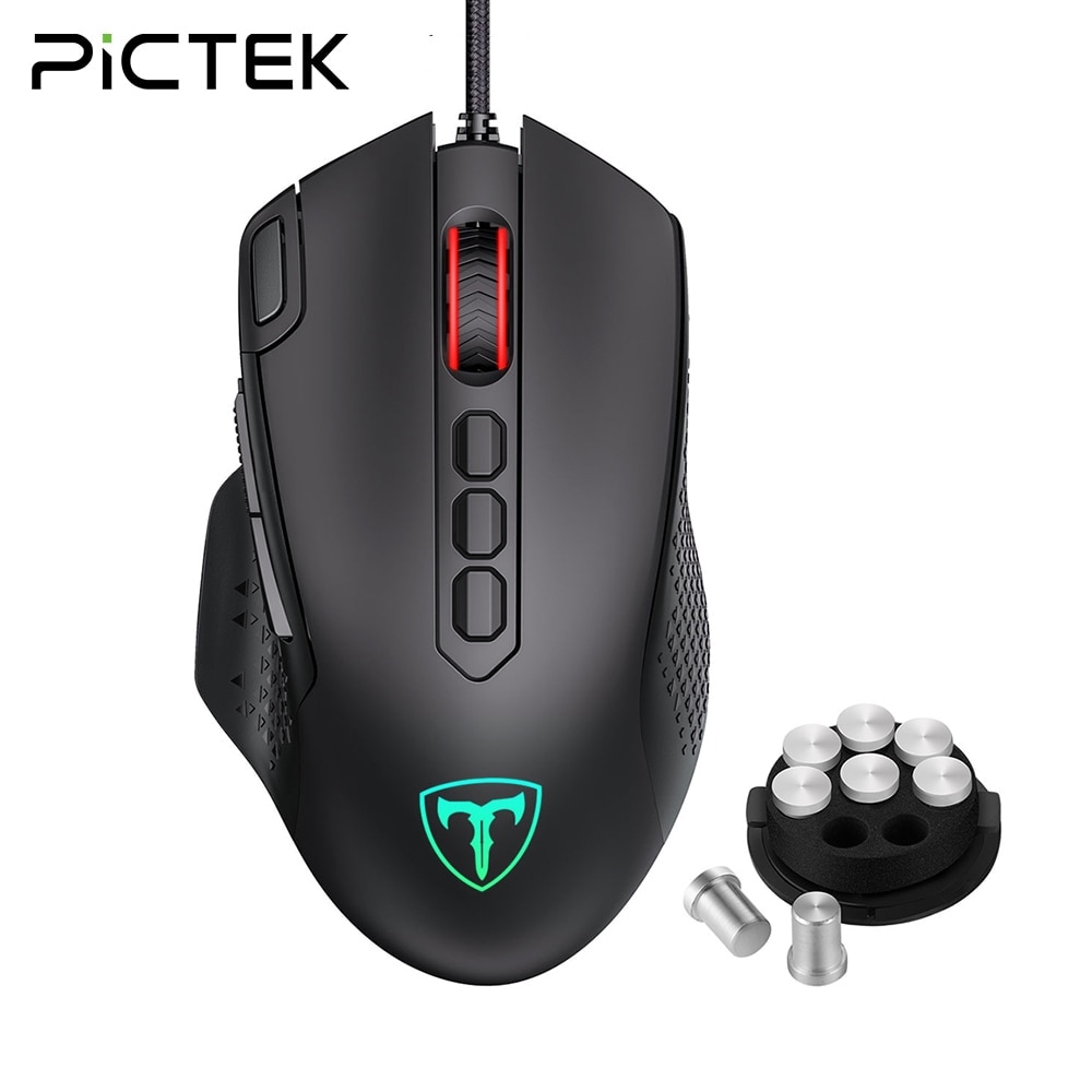 PICTEK PC257 Gaming Mouse Wired 12000 DPI With RGB - 1