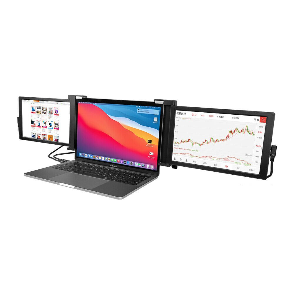 Buy Portable Triple Laptop Monitor Display Cheap