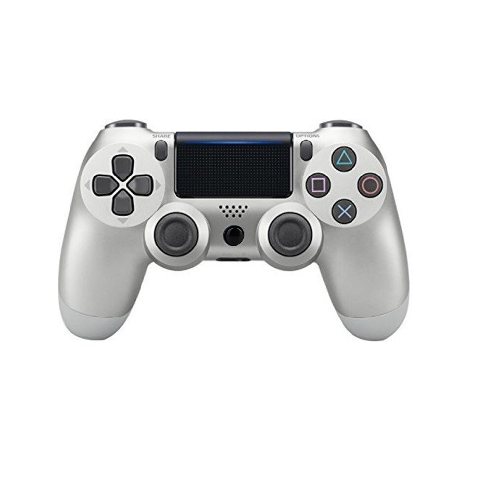 PS4 Playstation 4 Controller Console Control Double Shock 4th Bluetooth Wireless Gamepad Joystick Remote  Silver - 1