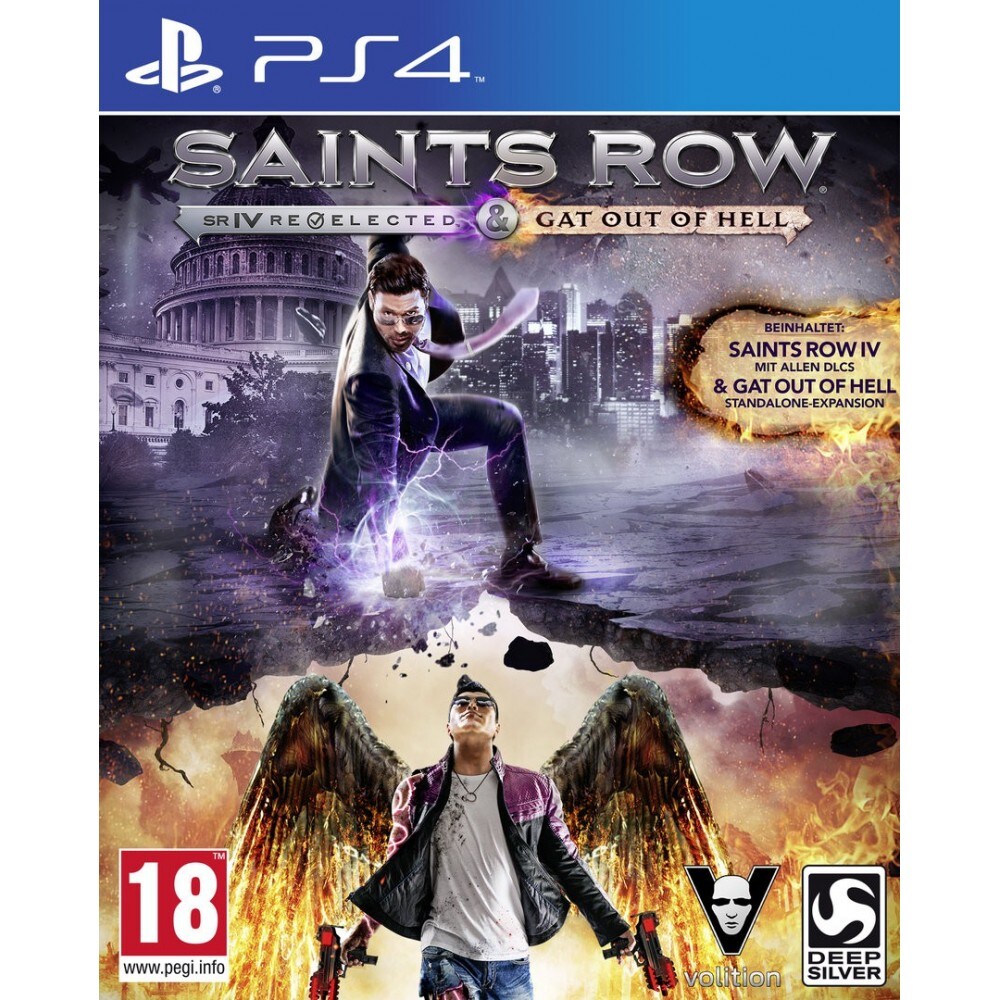 Buy Saints Row 4 Re Elected Ps4 Gat Out Of Hell 2 Dlcs First Ed Cheap G2a Com