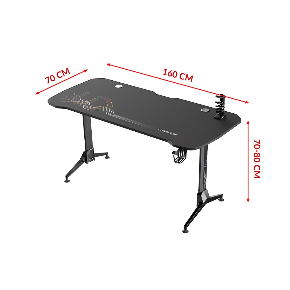 Selsey Gaming Desk Furox 160x70 cm blue - 10