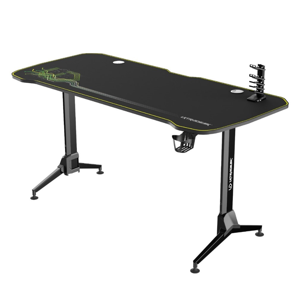 Selsey Gaming Desk Furox green&amp;yellow - 2