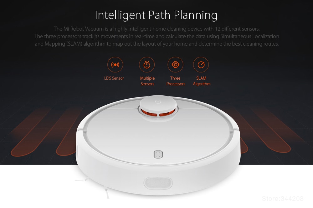 Xiaomi MIJIA 1C Robot Vacuum Cleaner for Home with Cleaning Tools - 6