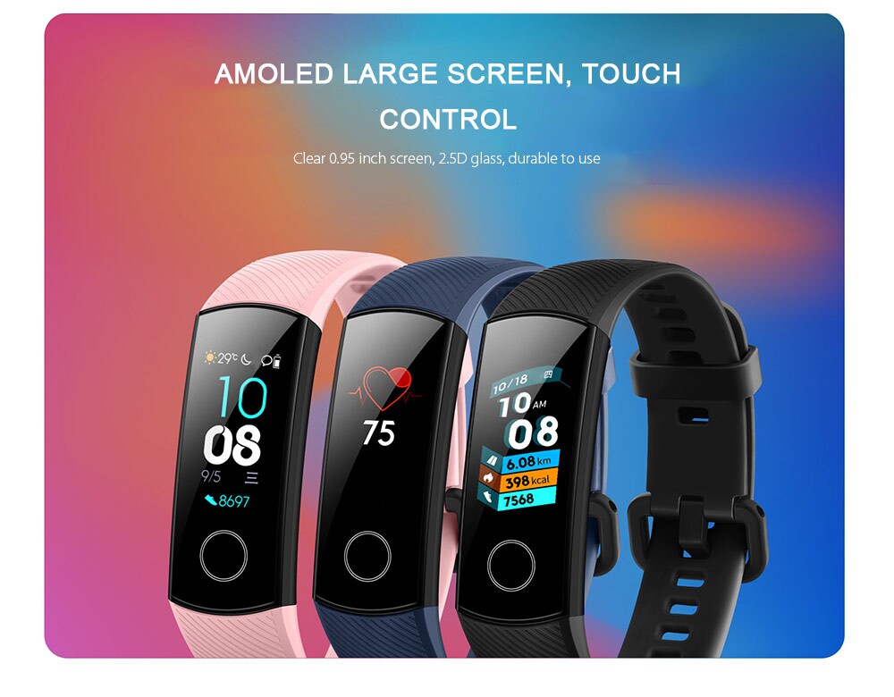 Buy Original HUAWEI Honor 4 Smart Watch Multifunctional Sports Bracelet Pink - - G2A.COM!