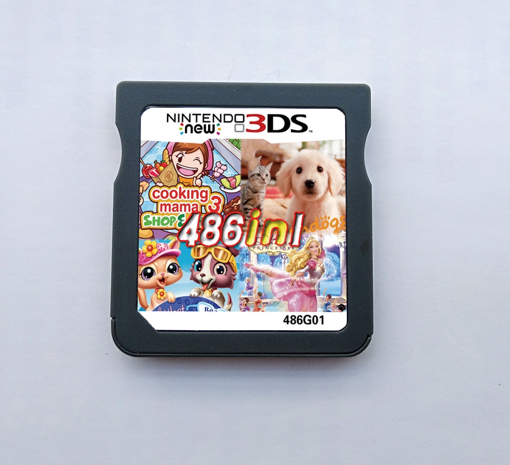 486 in 1 Video Game Cartridge Compilation Card For DS 2DS 3DS NDSL NDSI Console Nintendo 3DS - 2