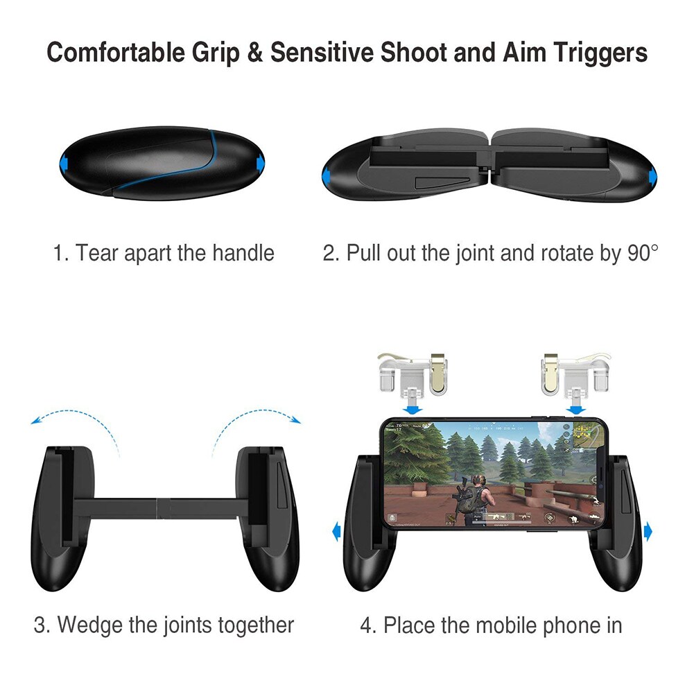 Buy Accreate Gamepad For Knives Out Pubg Mobile Phone Shoot Game Controller L1r1 Shooter Trigger Fire Button 3 Cheap G2a Com