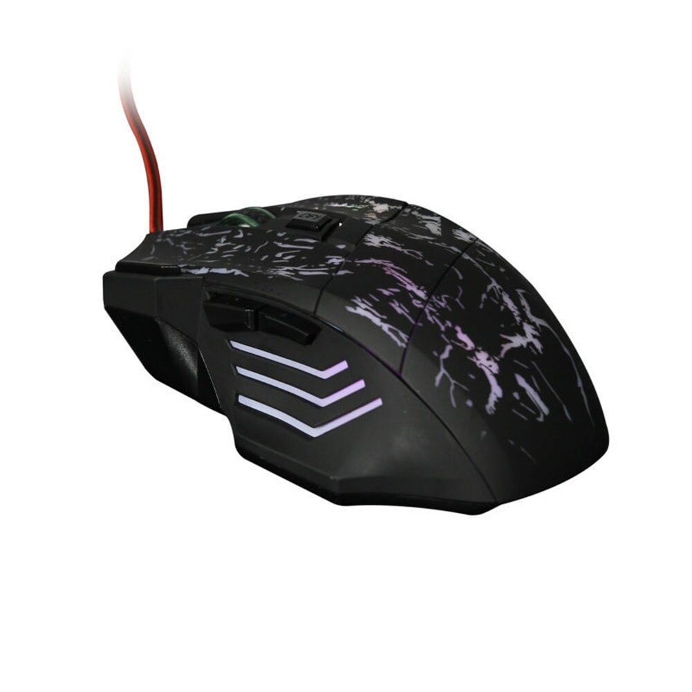 Best Optical Gaming Mouse, USB Wired Multicoloured LED Lighting, For desktop gaming.    Black - 4