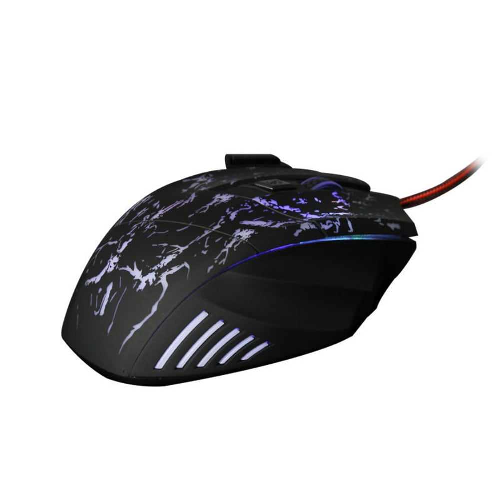 Best Optical Gaming Mouse, USB Wired Multicoloured LED Lighting, For desktop gaming.    Black - 7