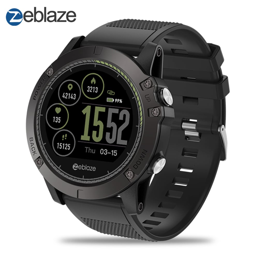 Waterproof Smartwatch IP67 Zeblaze VIBE3 HR for IOS-Android - IPS Screen-Color Display-Heart Rate Monitor - 1