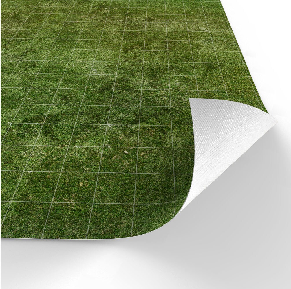 Dry-erase RPG mat 50x50 - Grass (square) - 3
