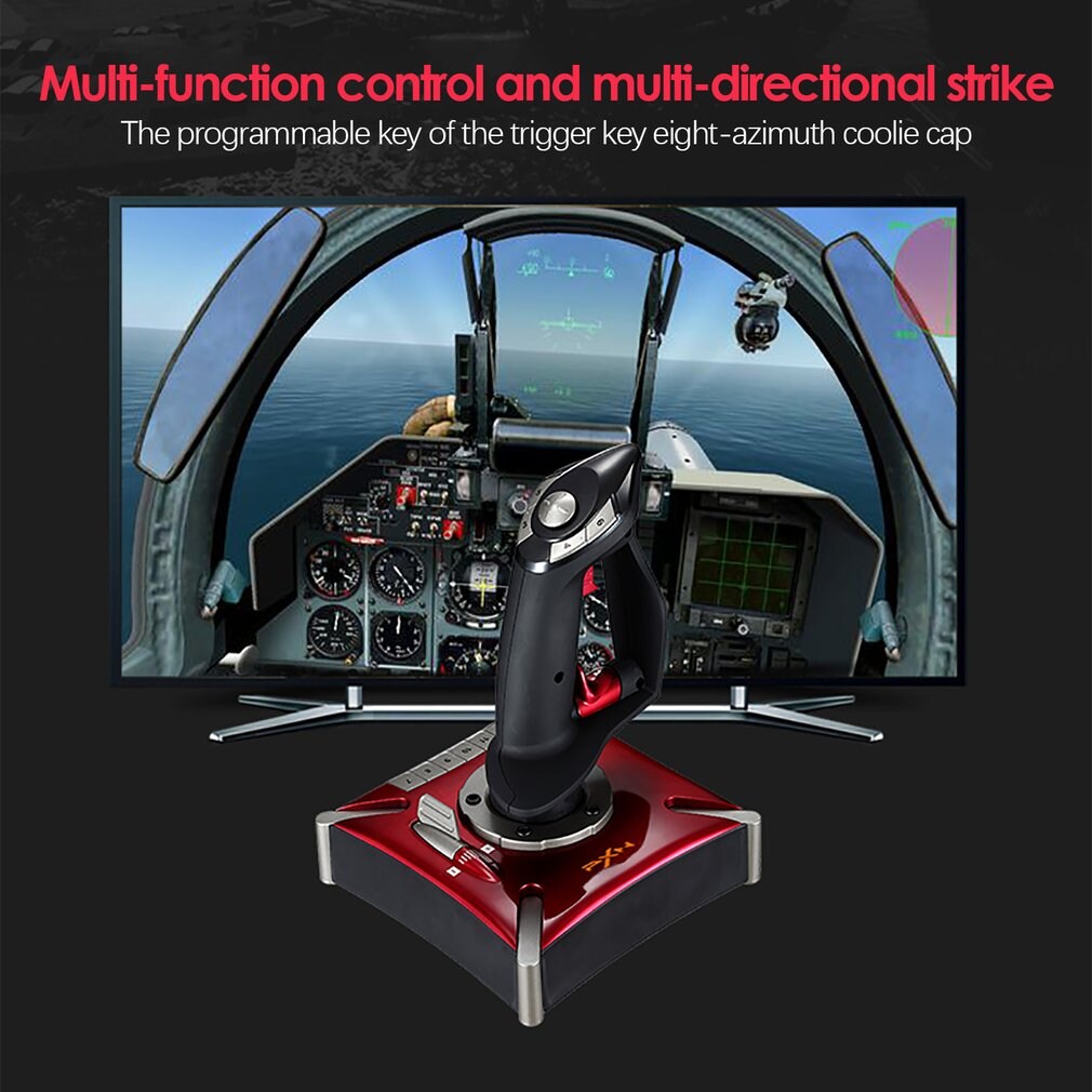 Buy PXN 2119II Flight Simulator Game Joystick Controller Dual Vibration