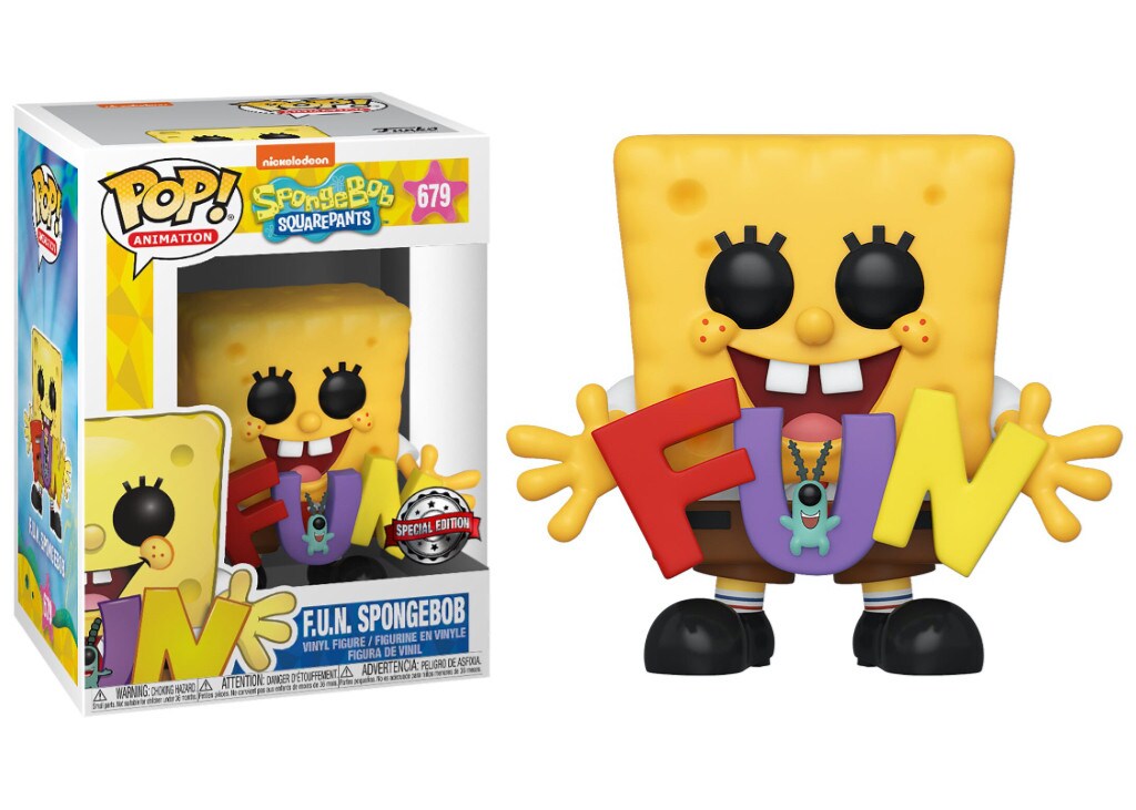 Figurka SpongeBob 4 z serii SpongeBob - Funko Pop! Vinyl: Animacje - 1