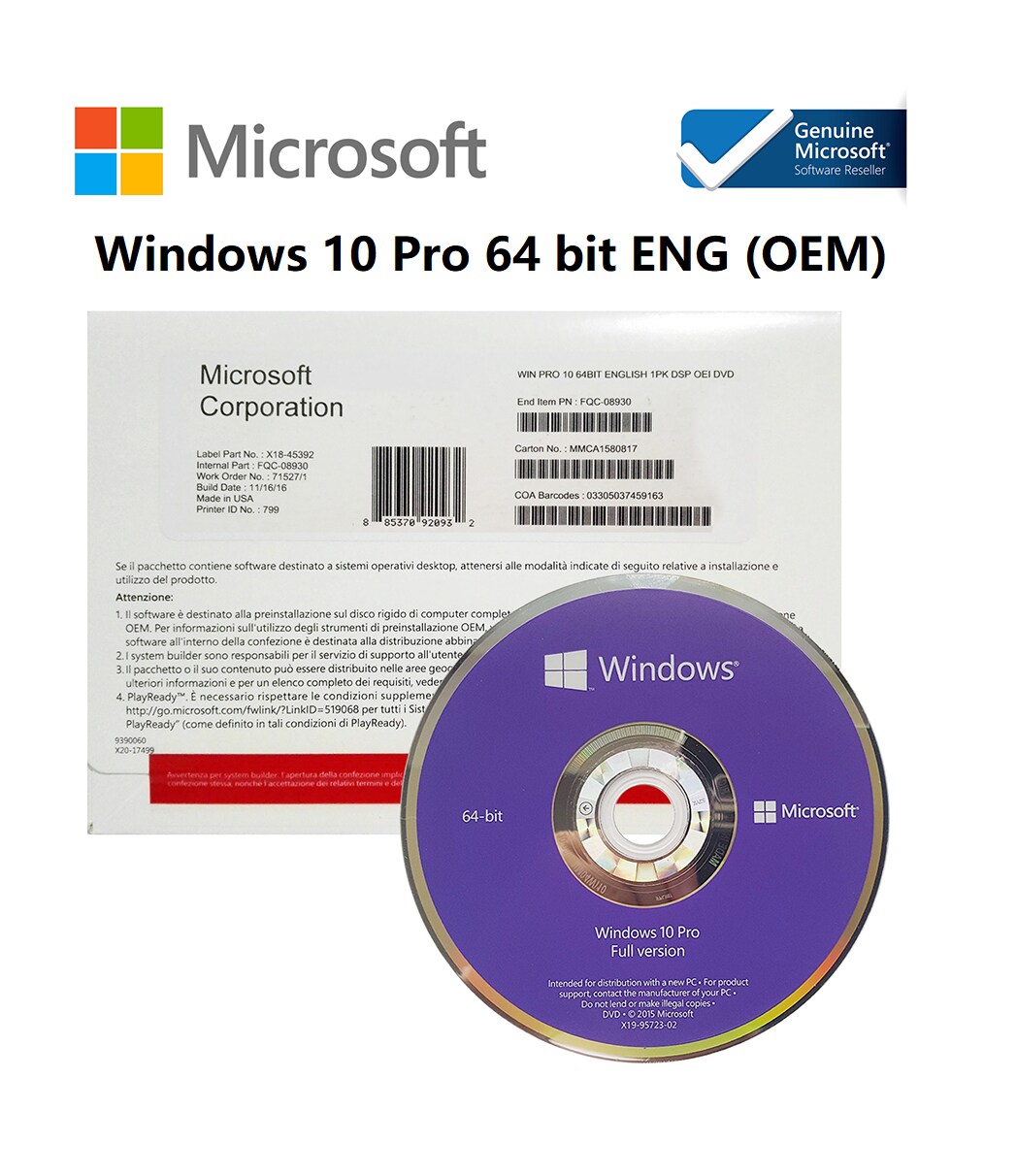 Buy Windows 10 Pro Dvd Oem 64 Bit Brand New Cheap G2a Com