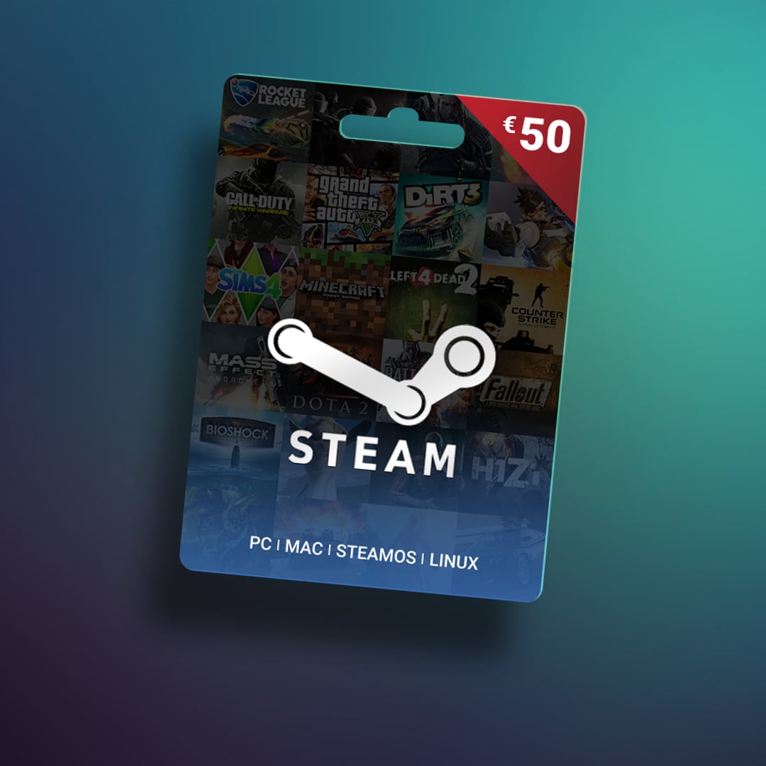 50 EUR Steam Gift Card Code - Buy cheaper