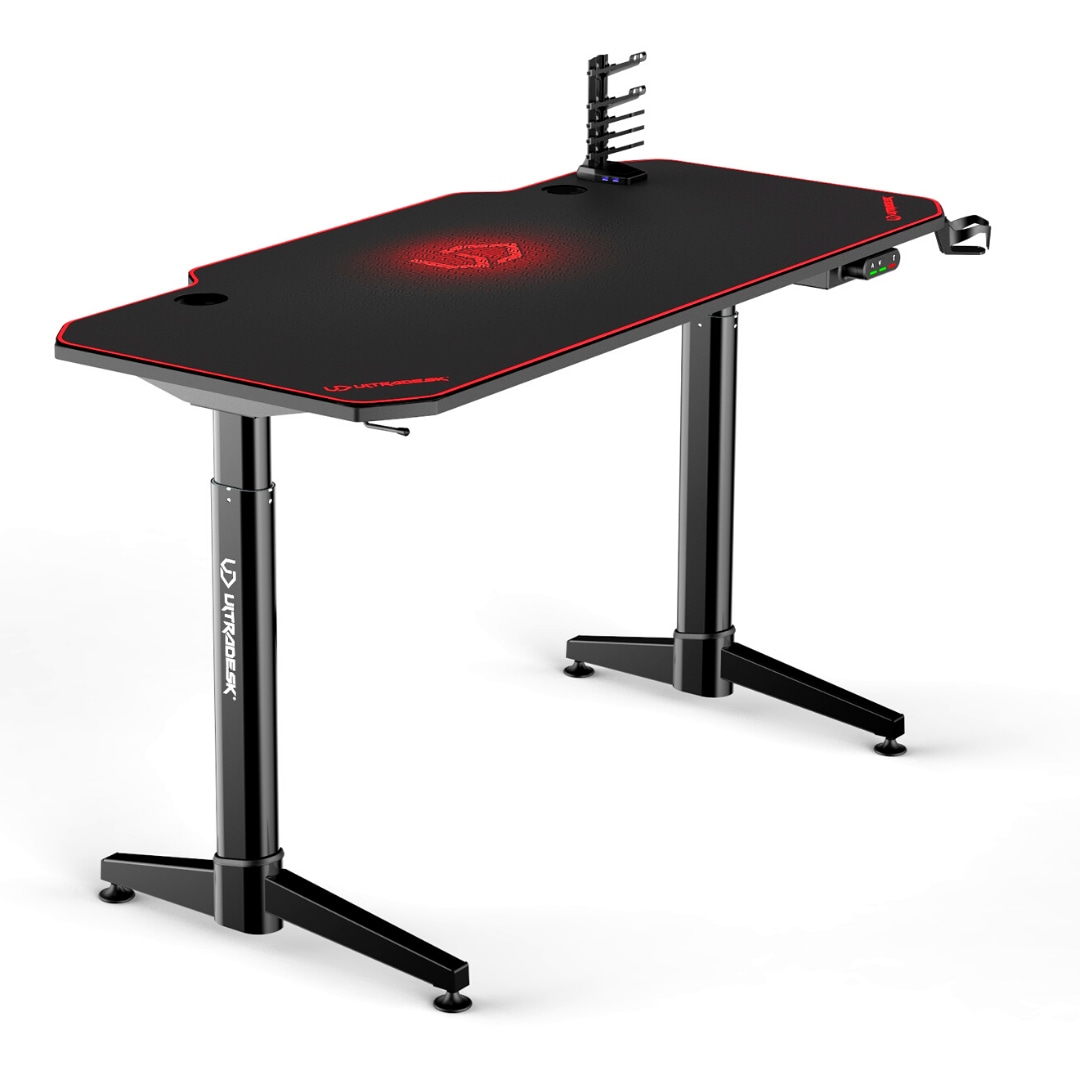 Buy ULTRADESK LEVEL RED electric gaming desk Cheap