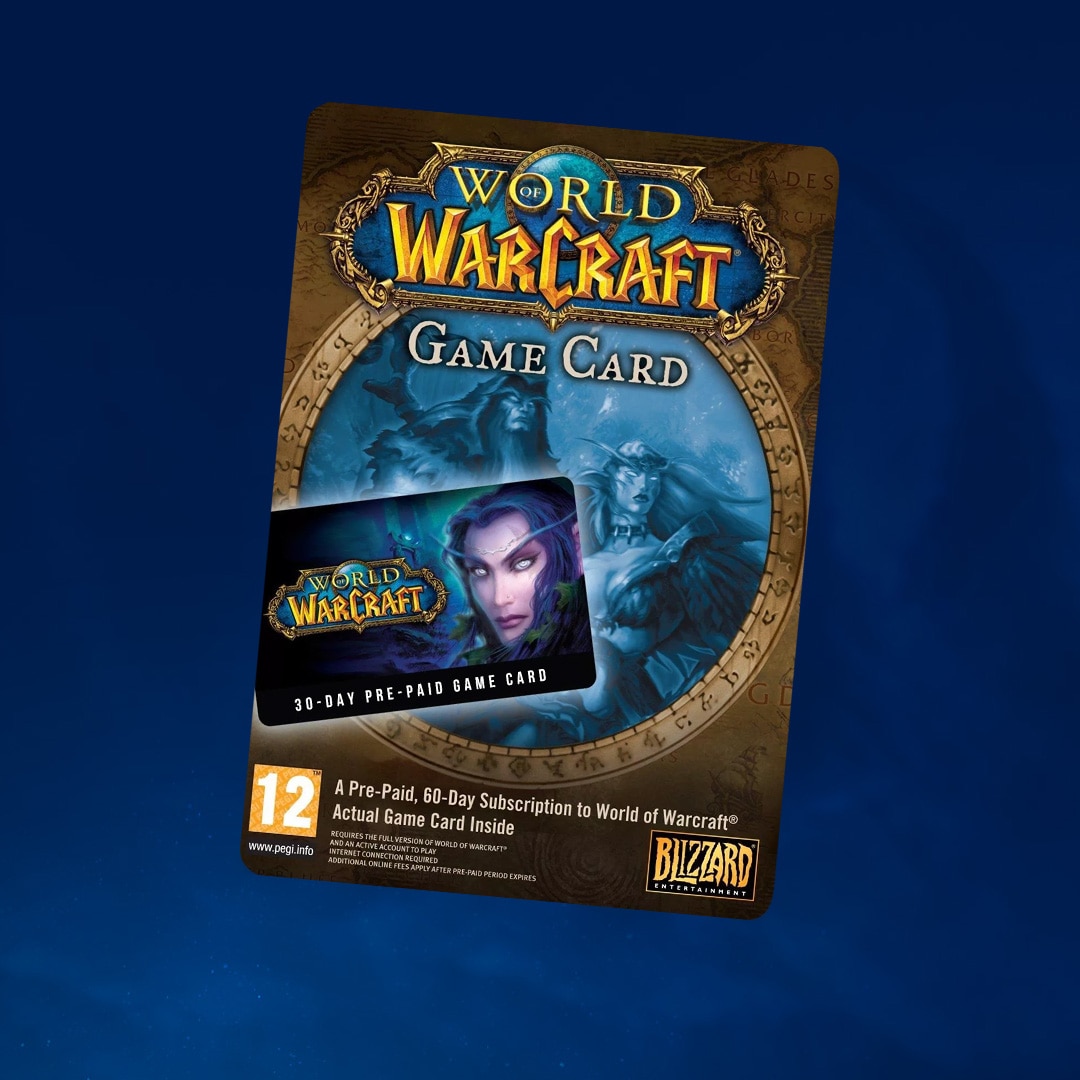 Vernederen Kleverig Afstudeeralbum World of Warcraft Time Card Battle.net NORTH 30 Days Battle.net NORTH  AMERICA