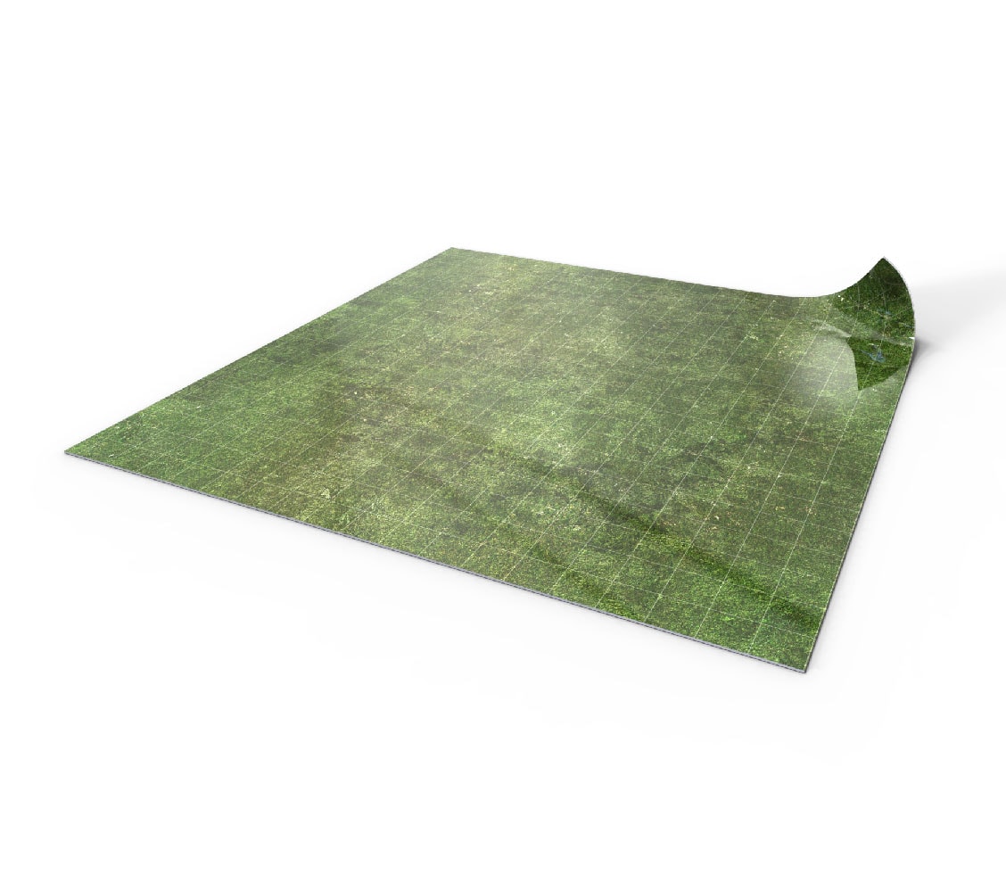 Dry-erase RPG mat 50x50 - Grass (square) - 2
