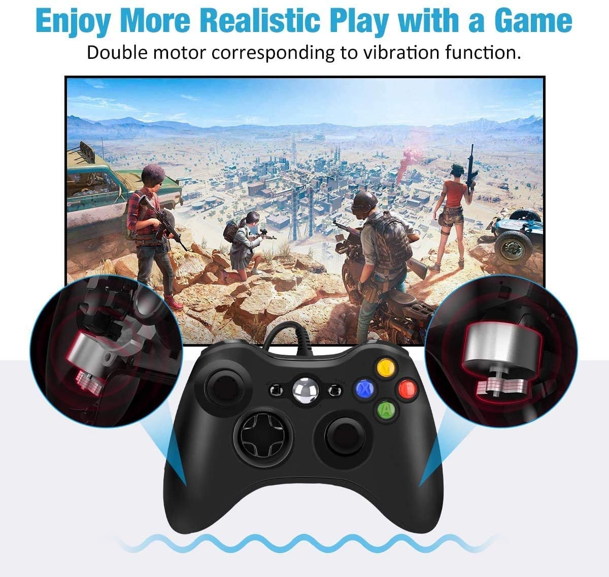 Buy USB Wired Controller Game Accessories Gamepad Joypad Joystick For