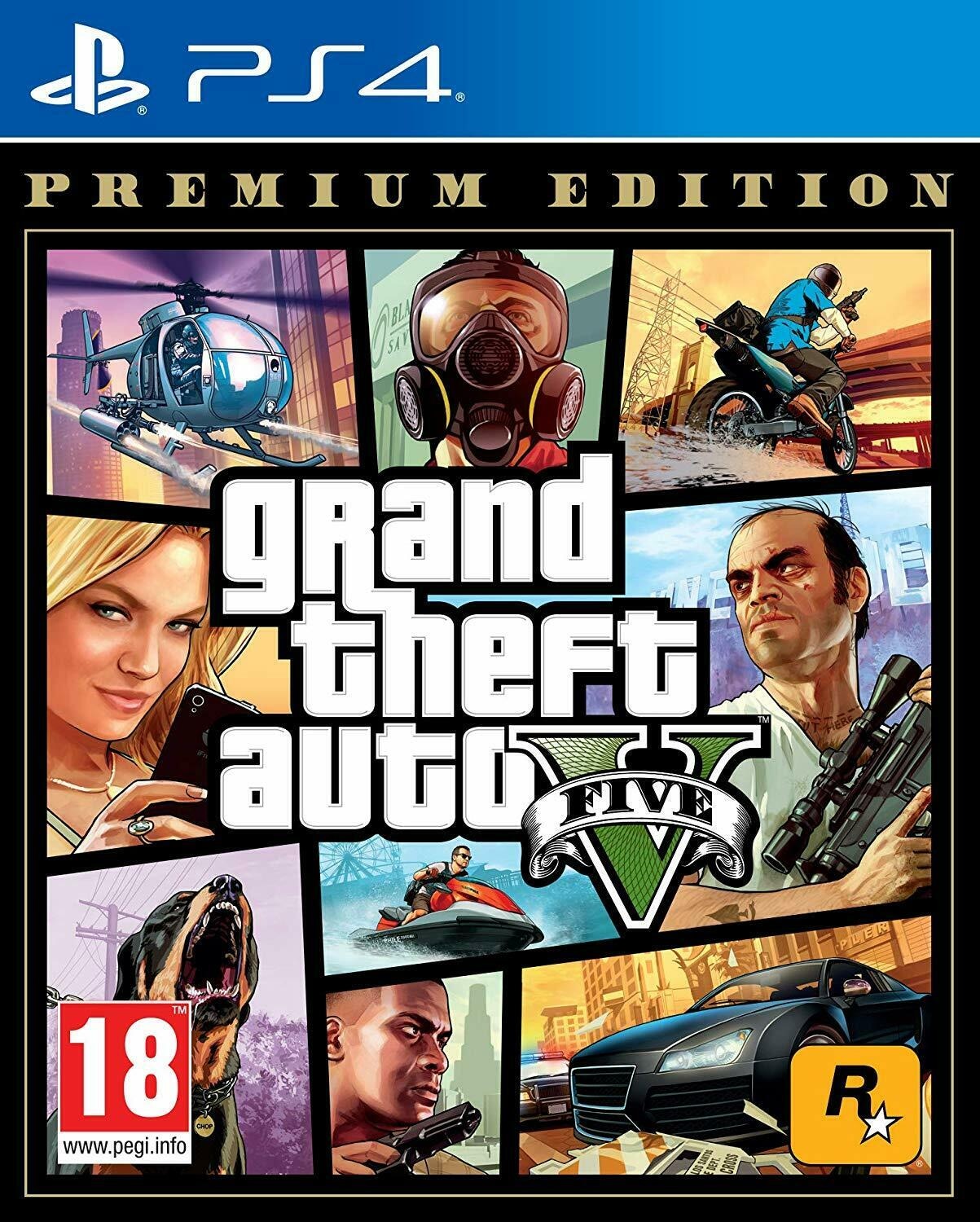 Grand Theft Auto V: Premium Edition - PS4 - HARDCOPY - BRAND NEW & SEALED Premium Edition PS4 Gaming - 1