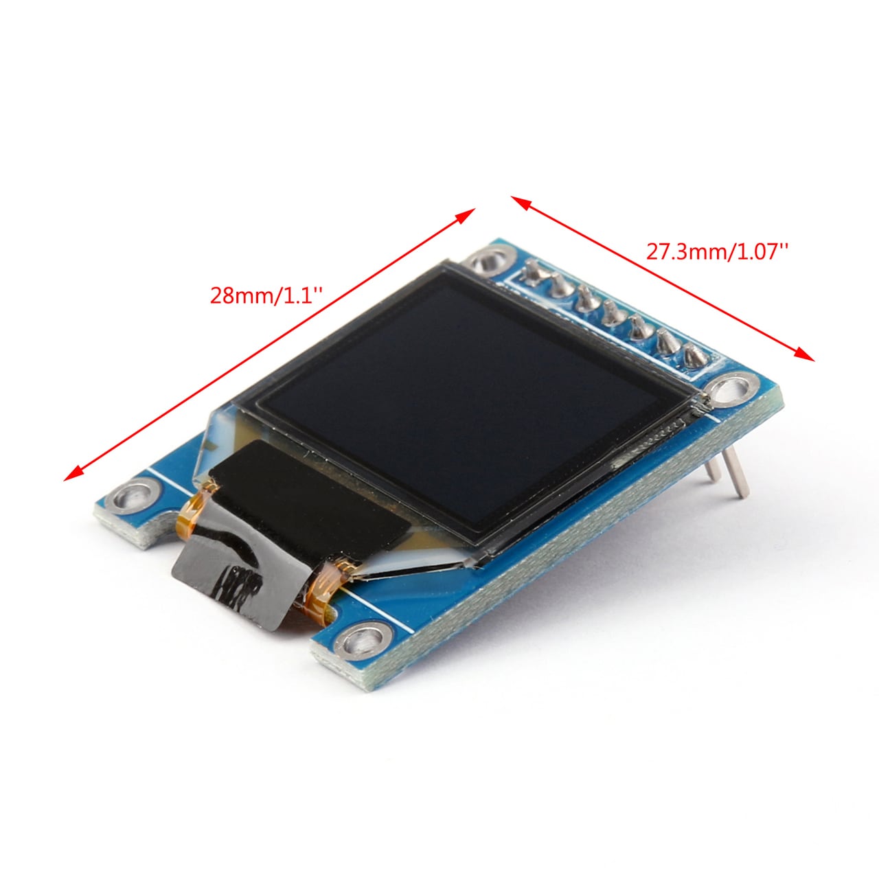 128*64 0.96" I2C IIC Serial Blue OLED LCD LED Display Module for Arduino