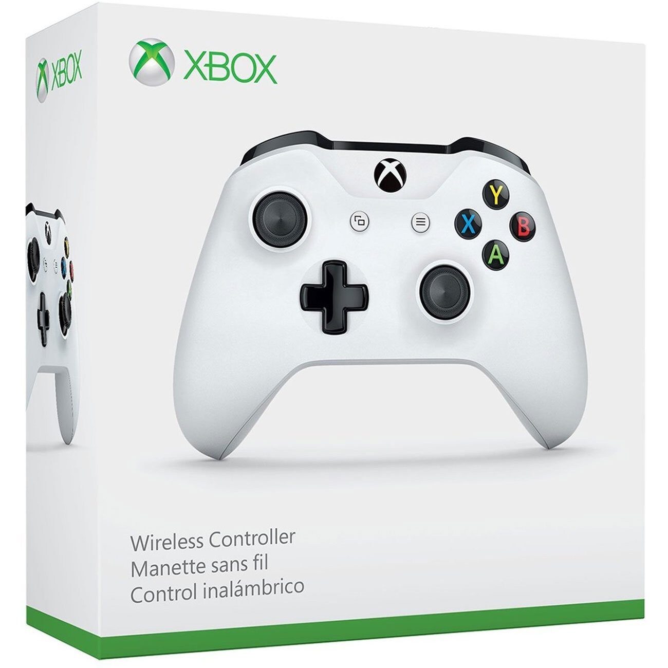 Xbox One Controller Wireless 6-Axis Dual Vibration Joystick Gamepad For Xbox One Slim Console /PC Win 7 8 10 White - 3