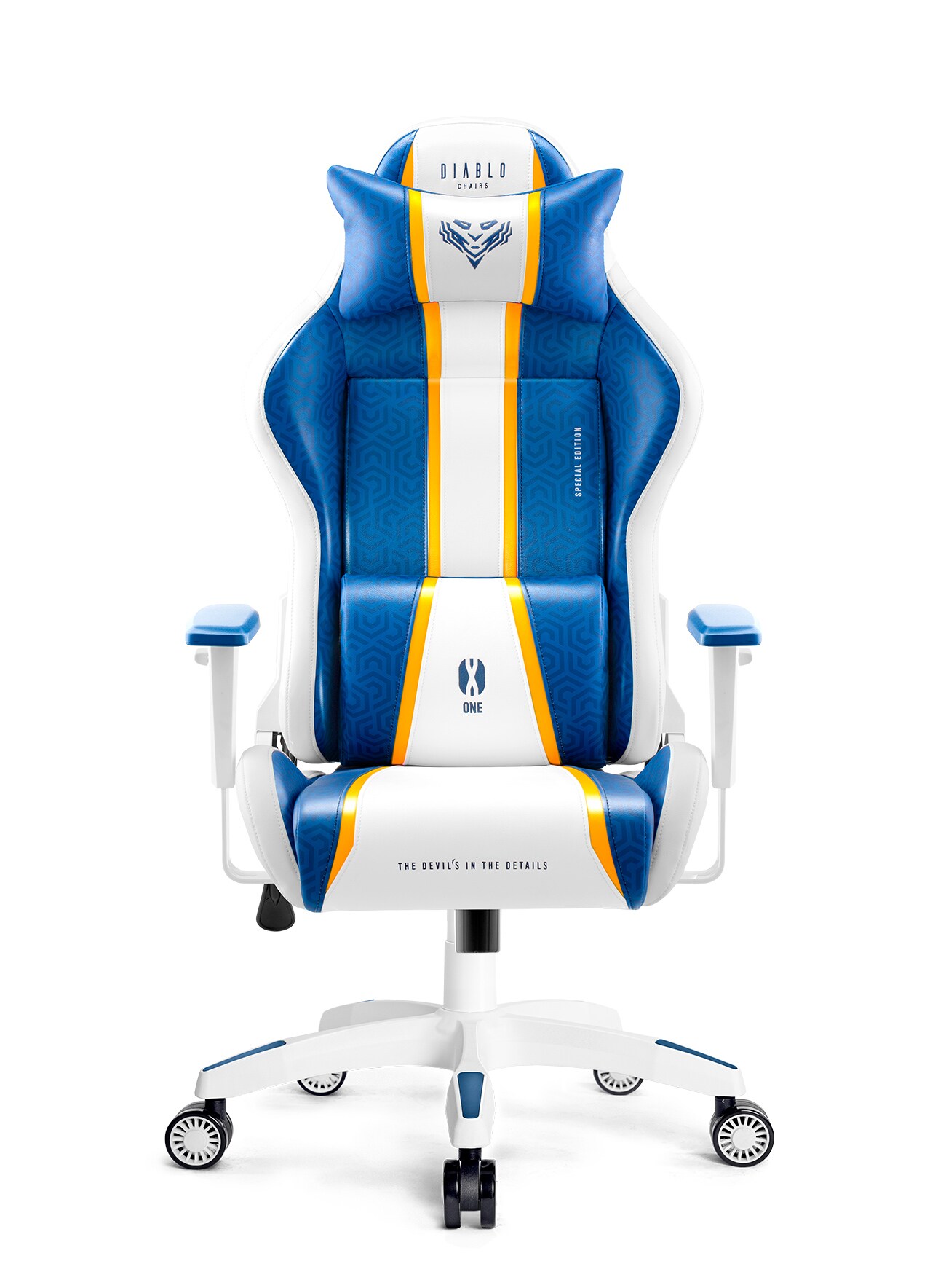 Buy Fotel DIABLO CHAIRS XONE 2.0 Normal Size Aqua Blue Gaming Chair