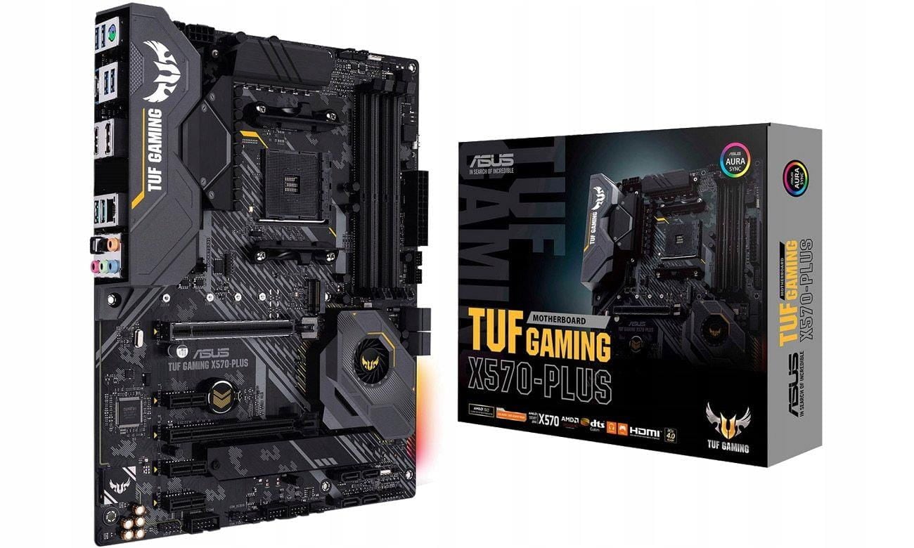Płyta Asus TUF Gaming X570-Plus/AMD X570/SATA3/M.2/USB3.1/PCIe4.0/AM4/ATX - 1