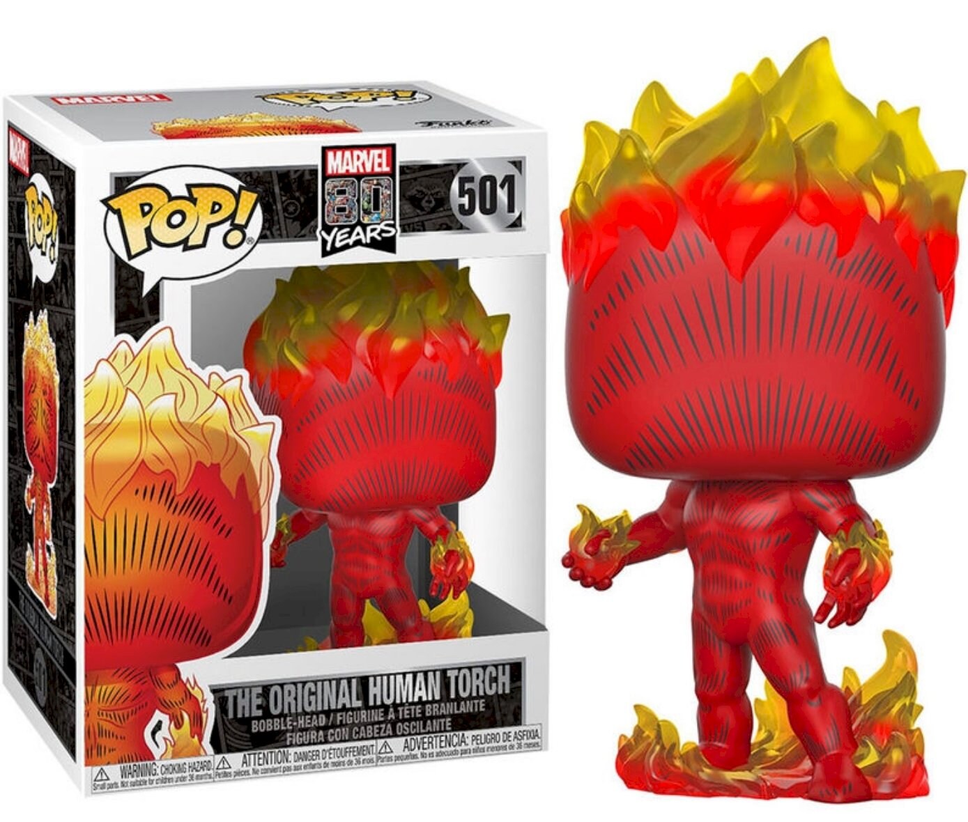 MARVEL: Funko POP 80th First Appearance Human Torch 501 - 1