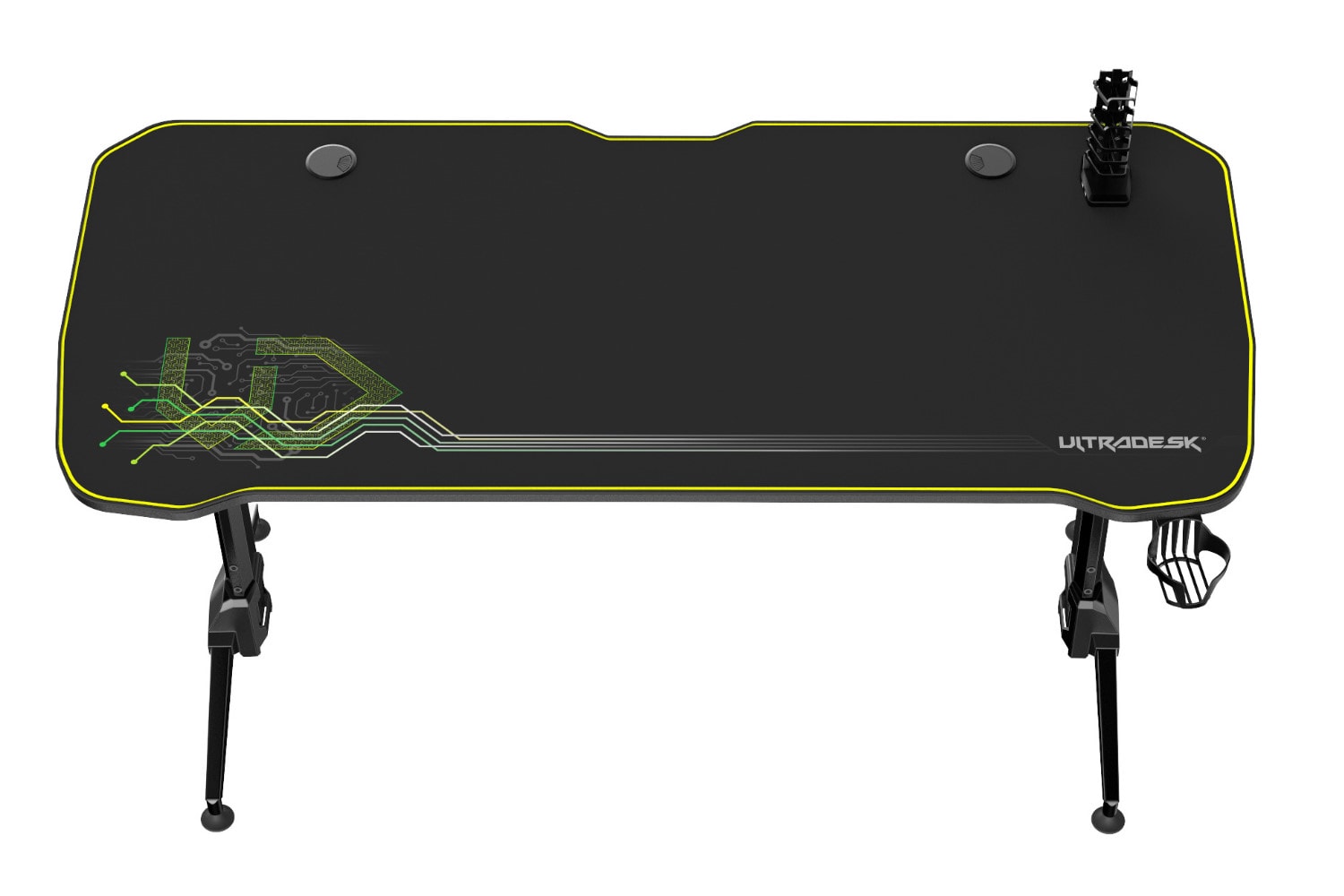 Selsey Gaming Desk Furox green&amp;yellow - 4