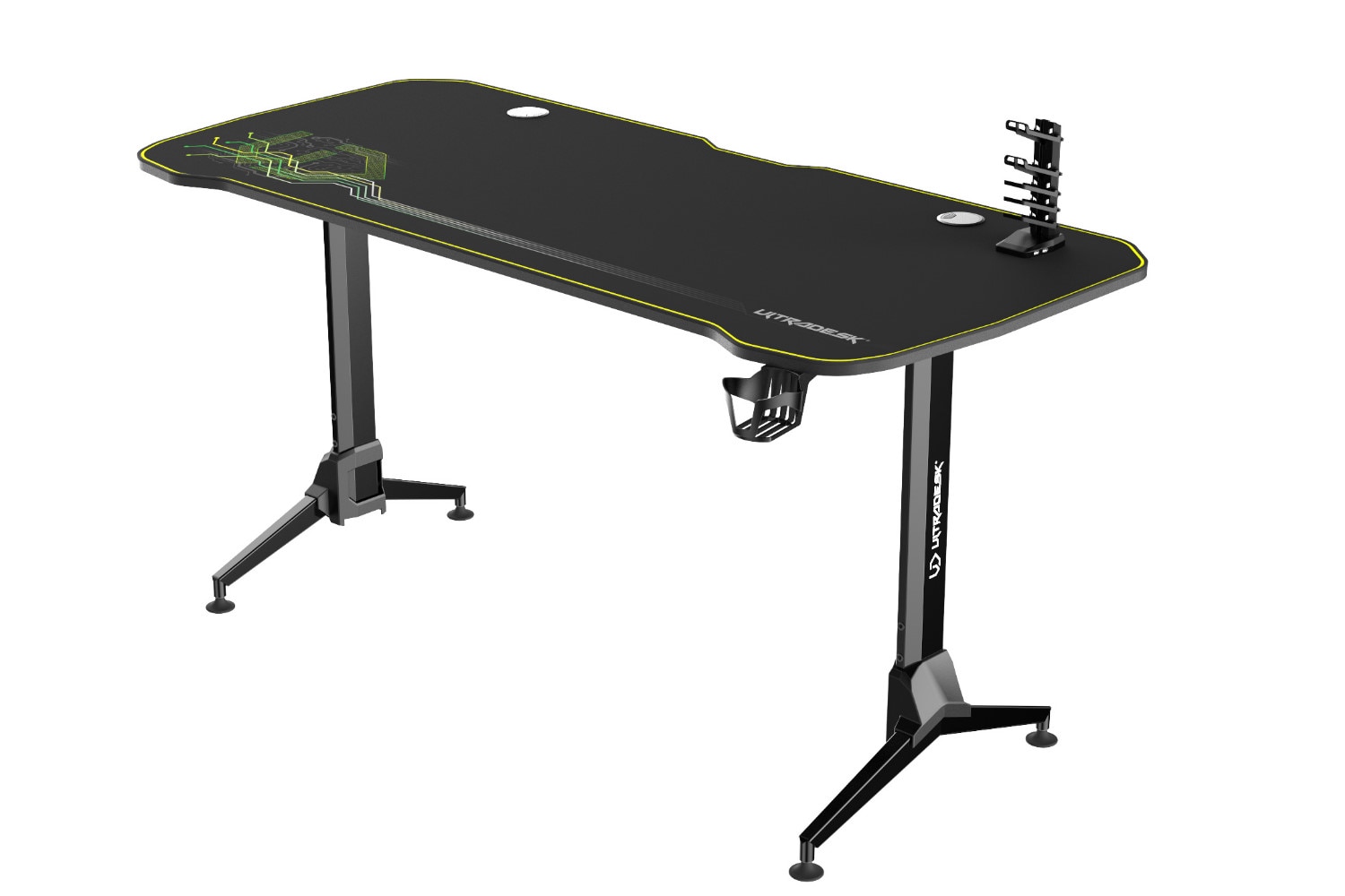 Selsey Gaming Desk Furox green&amp;yellow - 9