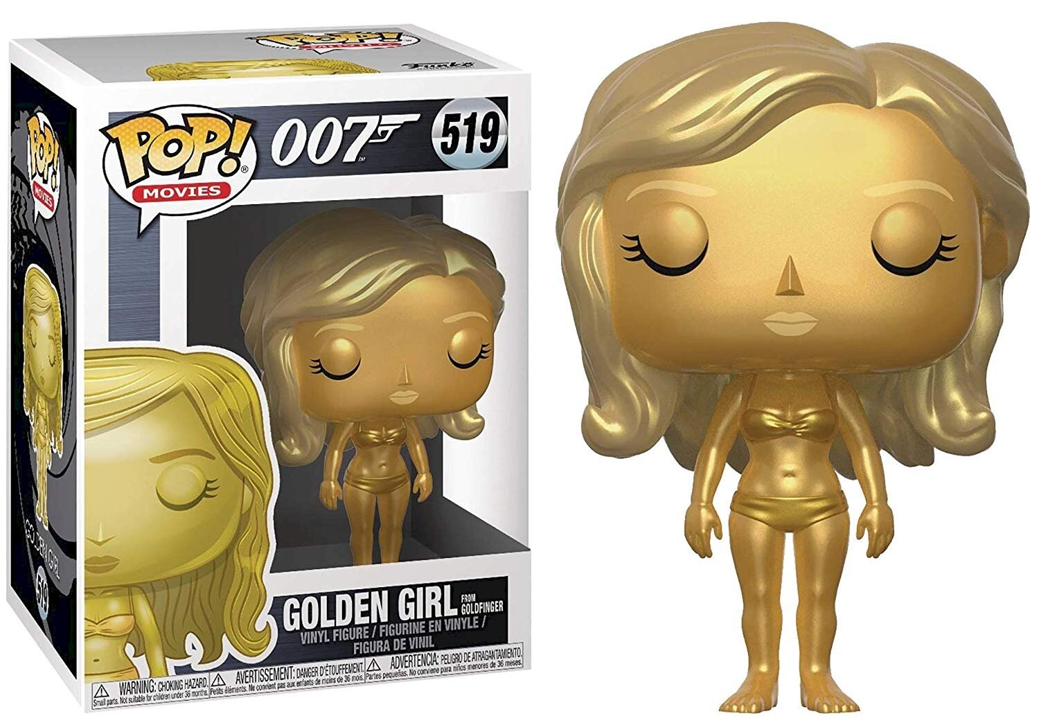 James Bond 007 Funko pop Golden Girl Goldfinger 519 - 1