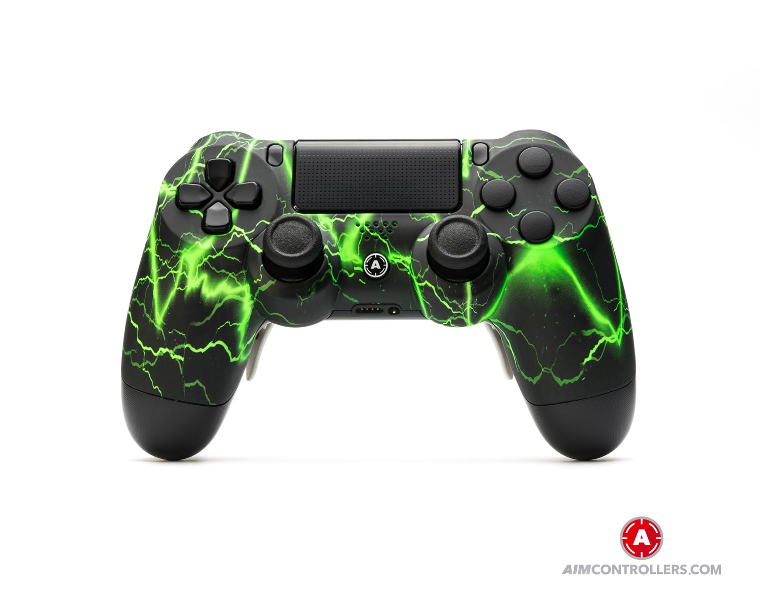 Buy AimControllers Custom Dualshock 4 Aim Storm Green with 4 Paddles. Cheap