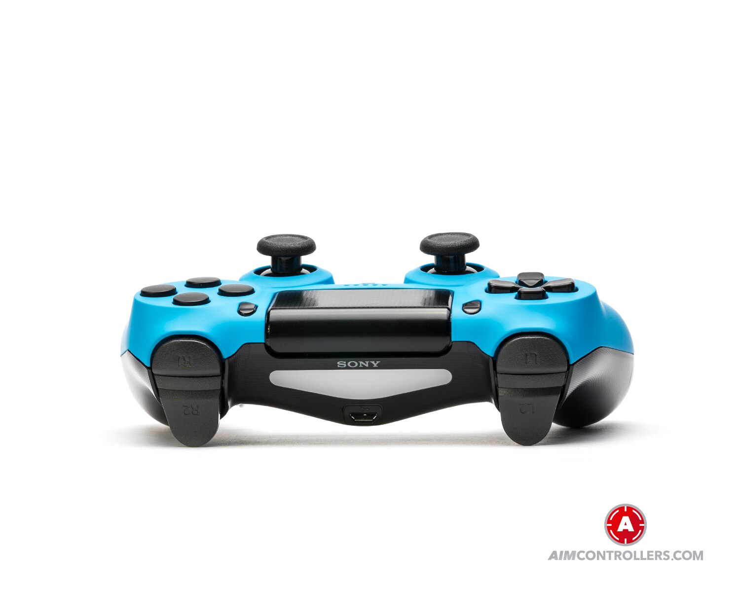 AimControllers Custom Dualshock 4 Blue Matt with 4 Paddles. - 2