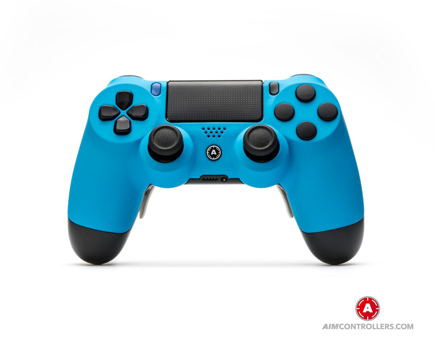 AimControllers Custom Dualshock 4 Blue Matt with 4 Paddles. - 1