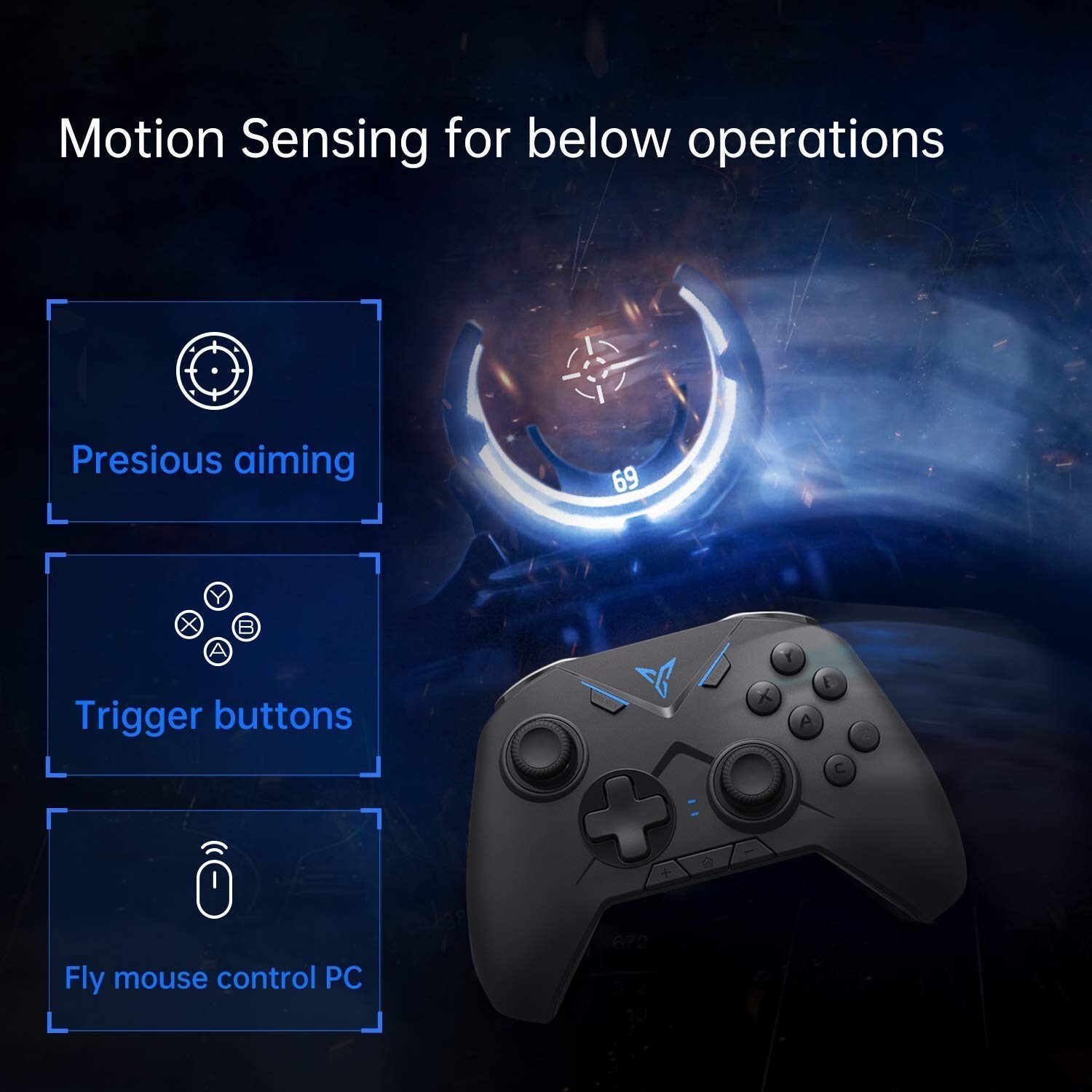 Buy Flydigi Vader 2 Multi-Platform Gaming Controller Black - Cheap ...