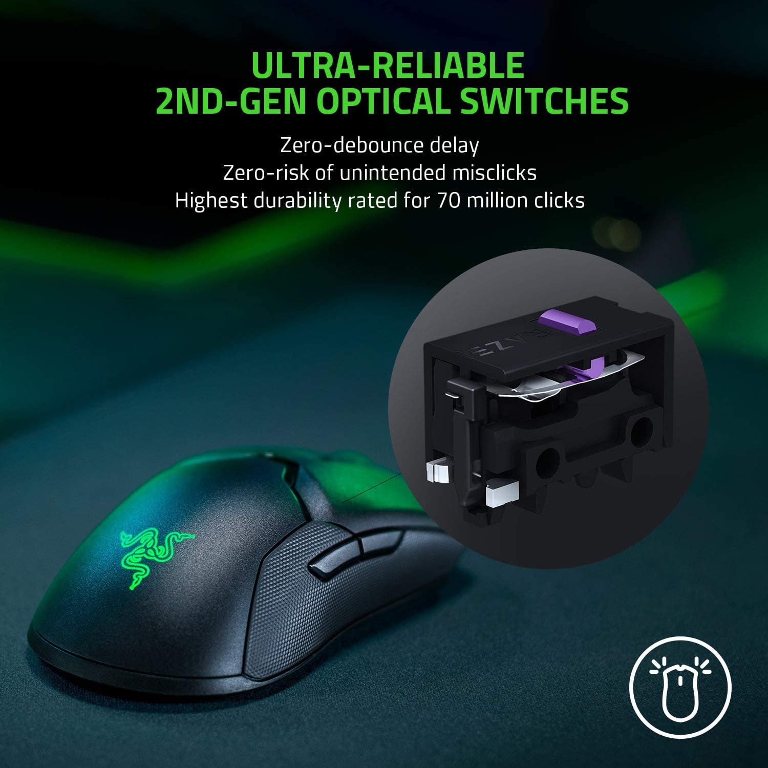 Razer Viper Ultimate Hyperspeed Lightest Wireless Gaming Mouse & RGB Charging Dock BRAND NEW - 2